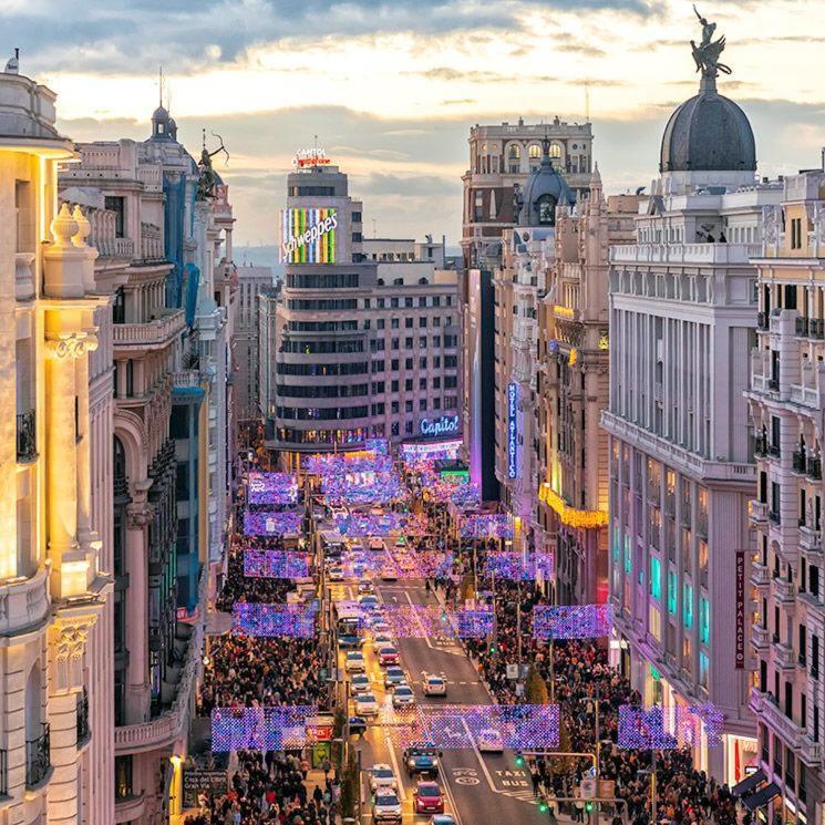 Lux Penthouse Gran Via Hotel Madrid Kültér fotó